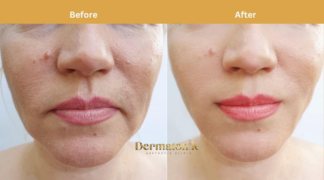 HydraFacial result at Dermatonik, HSR Layout, Bangalore