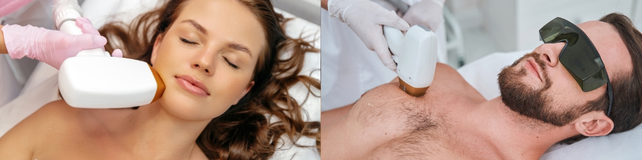 Laser hair removal at dermatonik