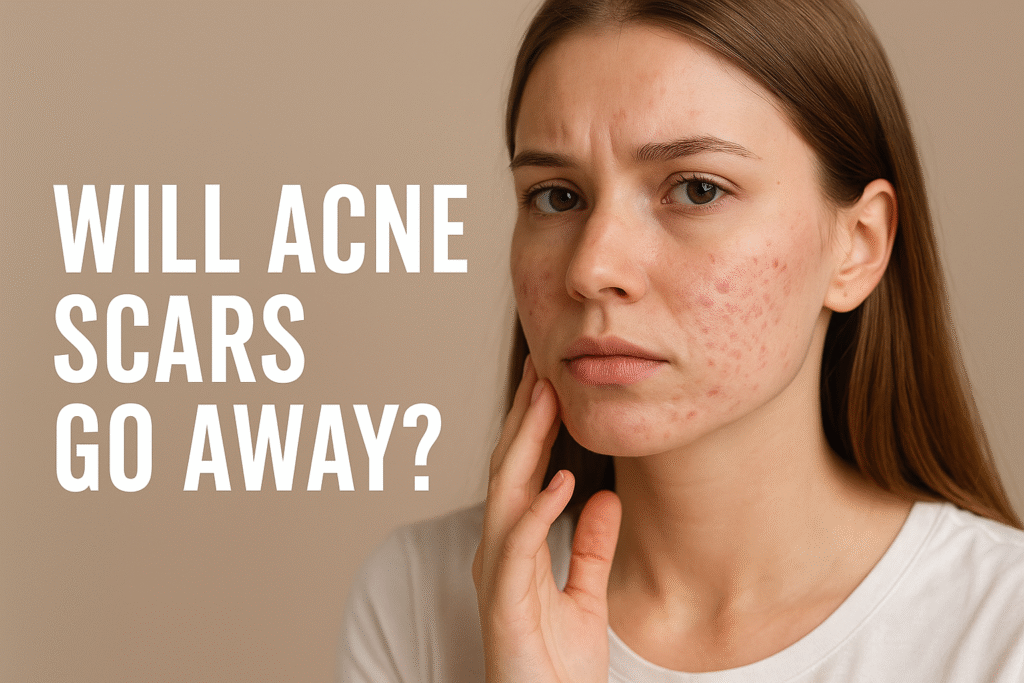 acne scars go away
