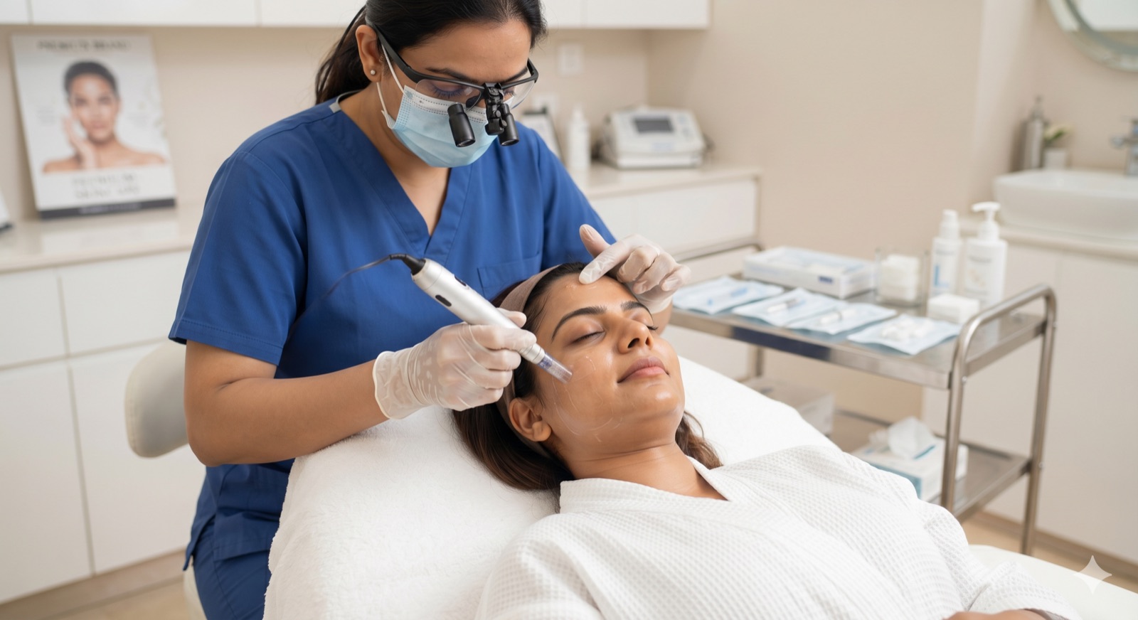 Microneedling treatment at Dermatonik, HSR Layout, Bangalore