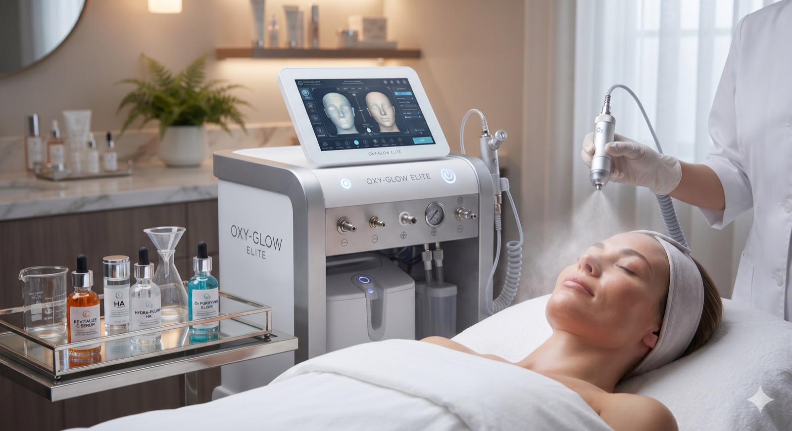 Oxygen Therapy facial — procedure detail at Dermatonik